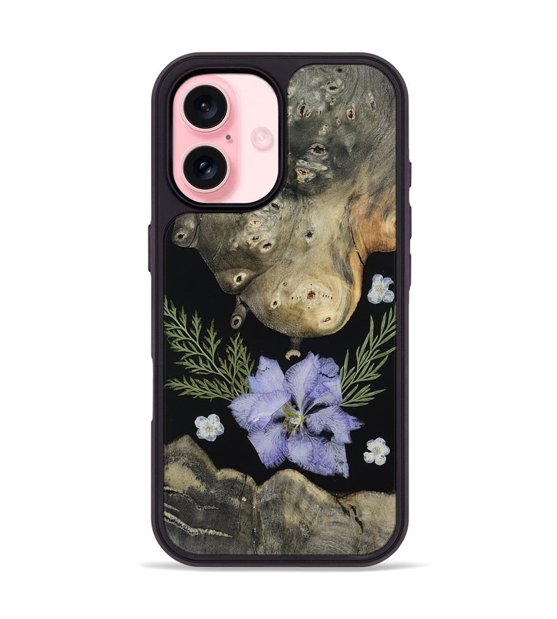 iPhone 16 Wood Phone Case - Mariela (Bloom, 810121)