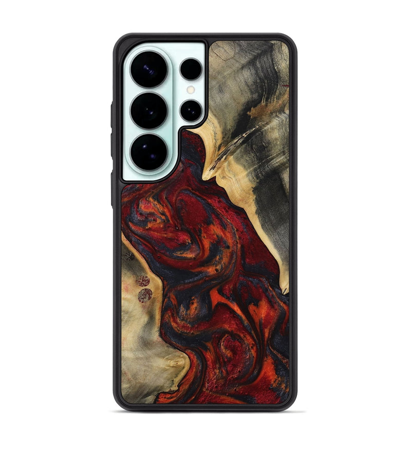 Galaxy S26 Ultra Wood Phone Case - Ridge (Red, 810134)