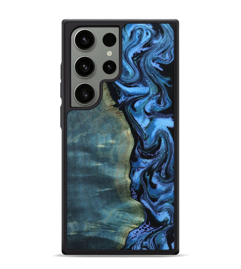 Galaxy S24 Ultra Wood Phone Case - River (Blue, 810150)