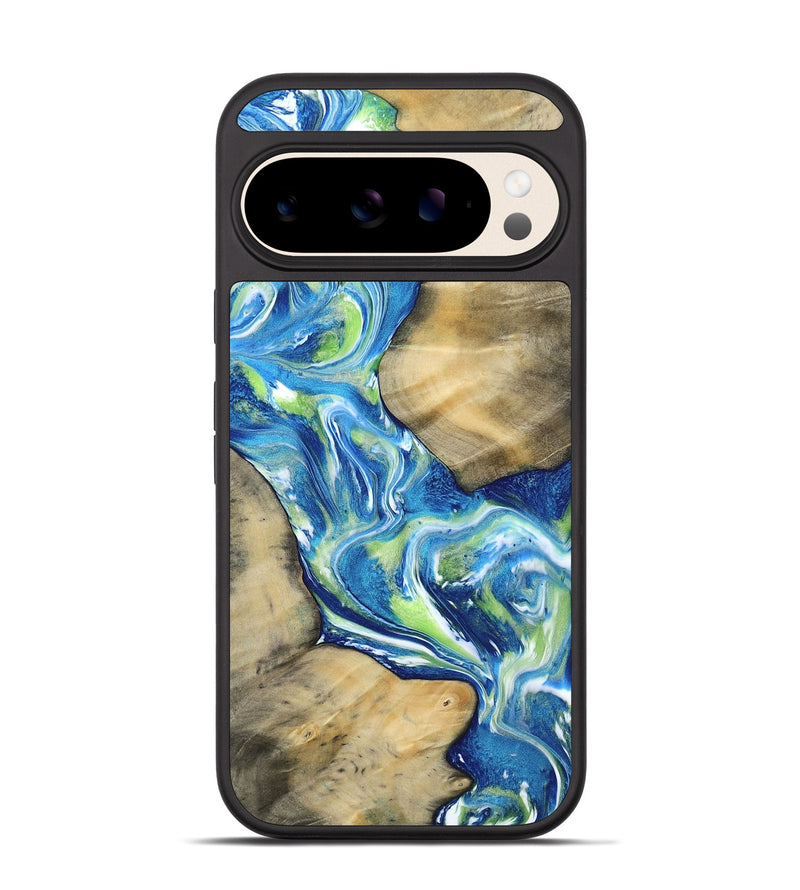 Pixel 10 Wood Phone Case - Violeta (Blue, 810151)