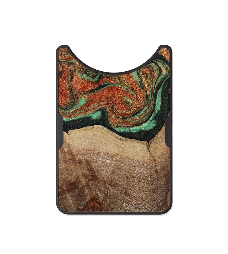 Alloy Wood Wallet - Danelle (Green, 810156)