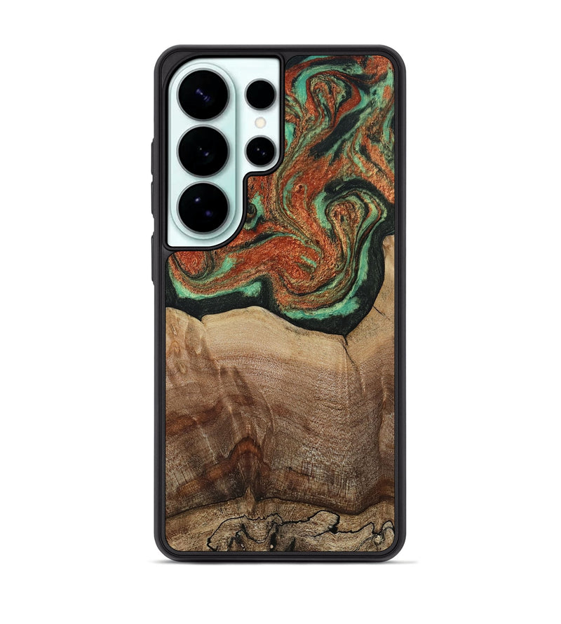 Galaxy S26 Ultra Wood Phone Case - Danelle (Green, 810156)