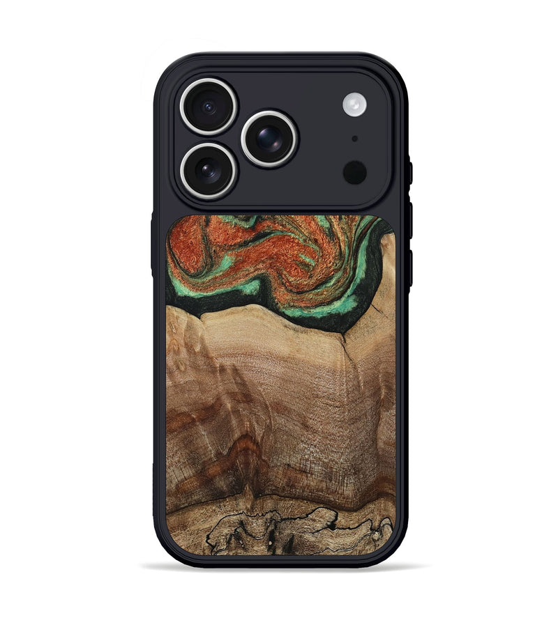 iPhone 17 Pro Wood Phone Case - Danelle (Green, 810156)