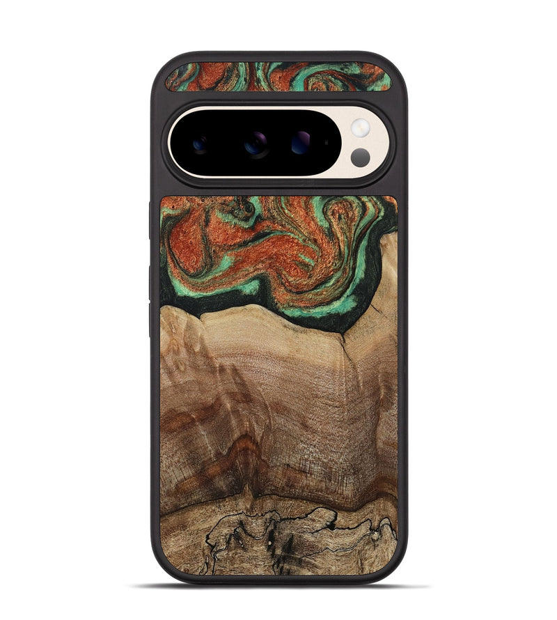 Pixel 10 Wood Phone Case - Danelle (Green, 810156)