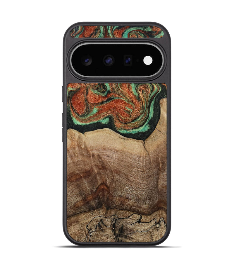Pixel 11 Wood Phone Case - Danelle (Green, 810156)