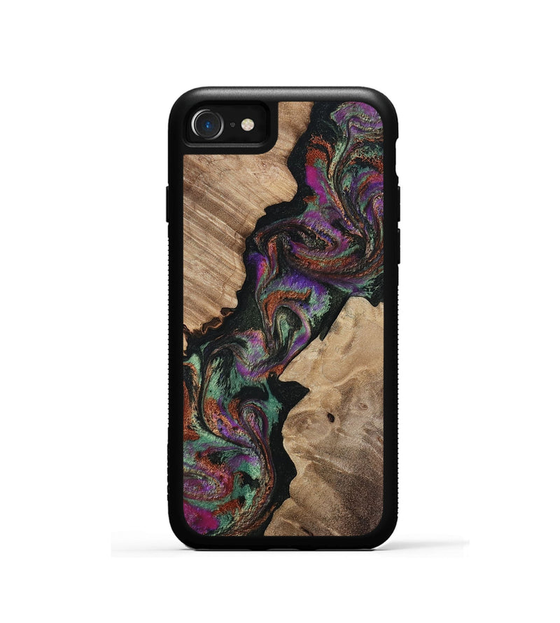 iPhone SE Wood Phone Case - Dwight (Green, 810159)