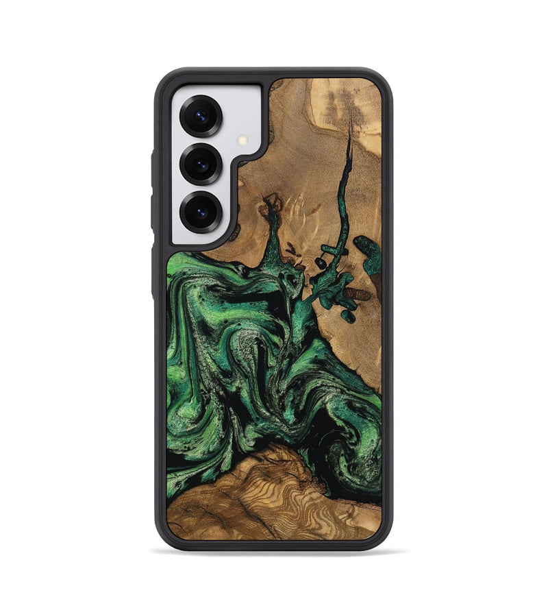 Galaxy S25 Wood Phone Case - Zola (Green, 810163)