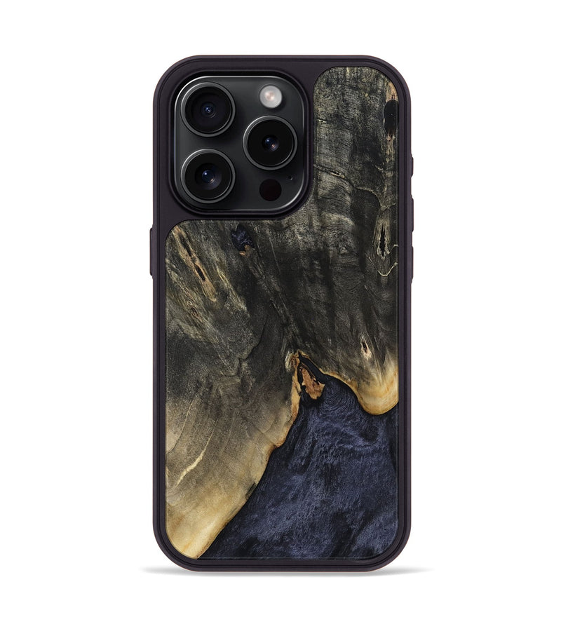 iPhone 15 Pro Wood Phone Case - Corbin (Wood Burl, 810182)