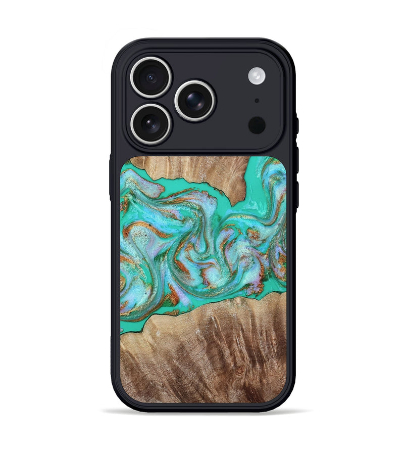 iPhone 17 Pro Wood Phone Case - Watson (Green, 810286)