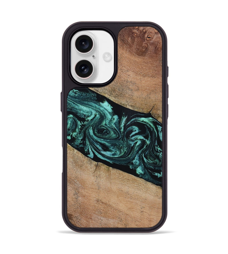 iPhone 17 Wood Phone Case - Marco (Green, 810290)