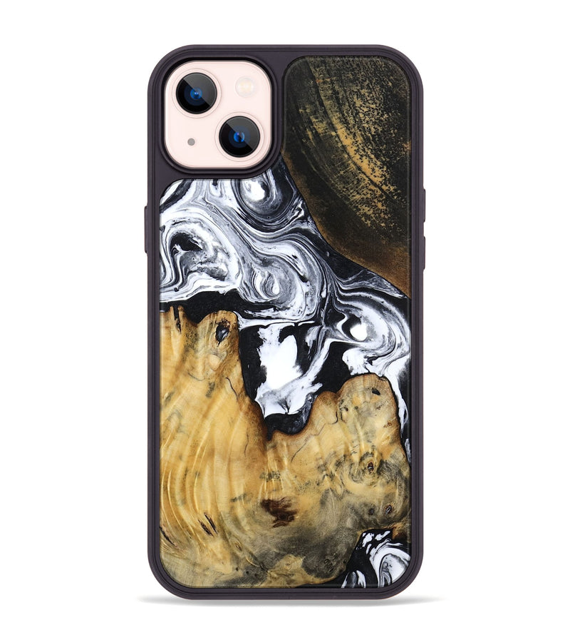 iPhone 14 Plus Wood Phone Case - Mccoy (Black & White, 810313)
