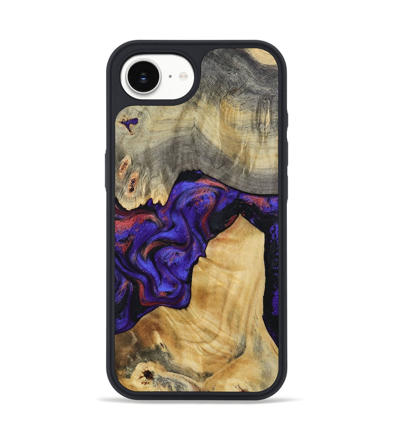 iPhone 16e Wood Phone Case - Kathy (Purple, 810336)