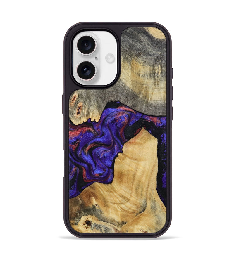 iPhone 17 Wood Phone Case - Kathy (Purple, 810336)