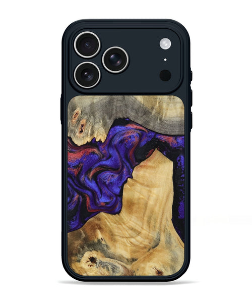 iPhone 17 Pro Max Wood Phone Case - Kathy (Purple, 810336)