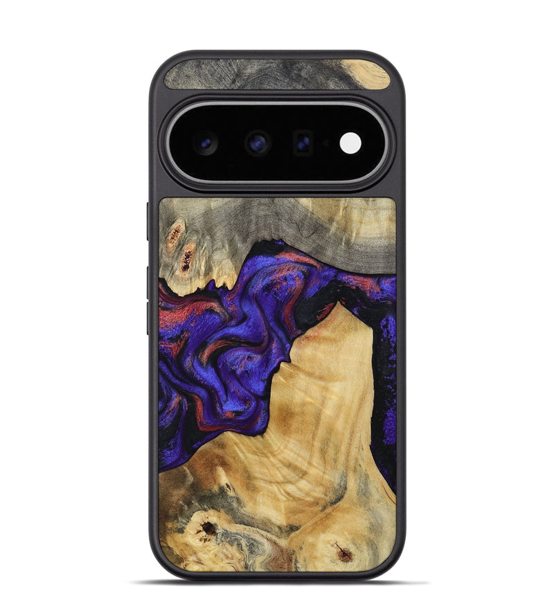 Pixel 11 Pro Wood Phone Case - Kathy (Purple, 810336)