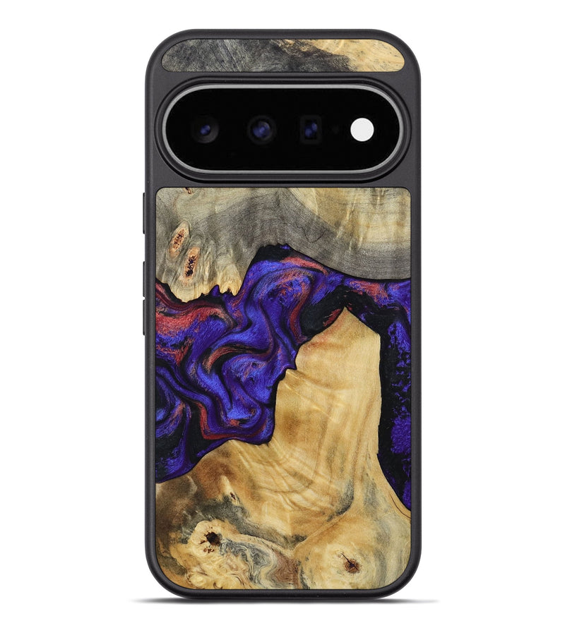 Pixel 11 Pro XL Wood Phone Case - Kathy (Purple, 810336)