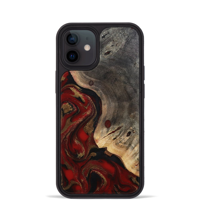 iPhone 12 Wood Phone Case - Wesley (Red, 810342)