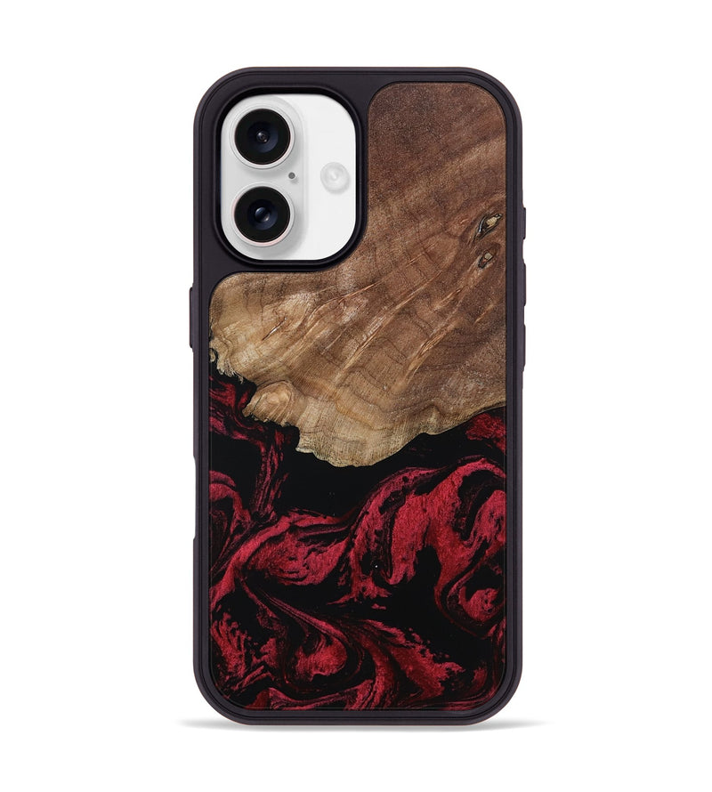 iPhone 17 Wood Phone Case - Una (Red, 810343)