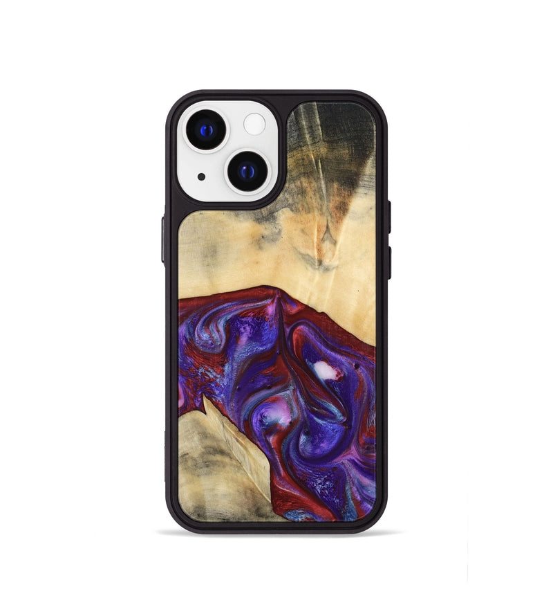iPhone 13 mini Wood Phone Case - Jase (Purple, 810344)
