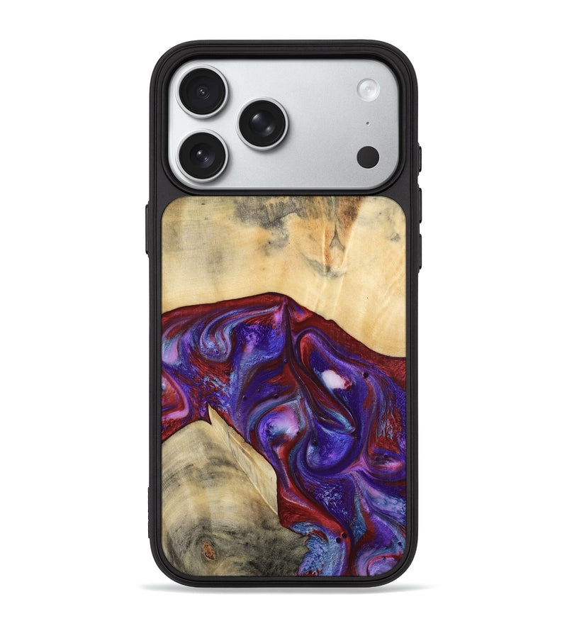 iPhone 18 Pro Max Wood Phone Case - Jase (Purple, 810344)