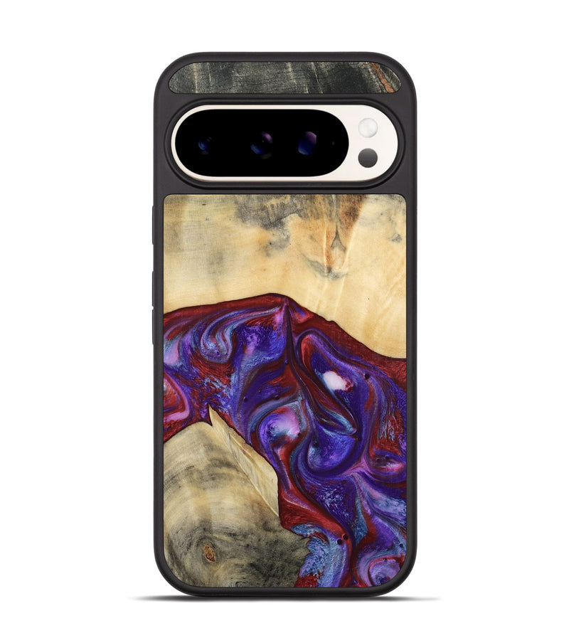 Pixel 9 Wood Phone Case - Jase (Purple, 810344)