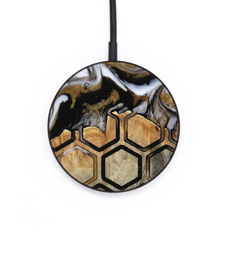 Circle Wood Wireless Charger - Yasmin (Pattern, 810351)