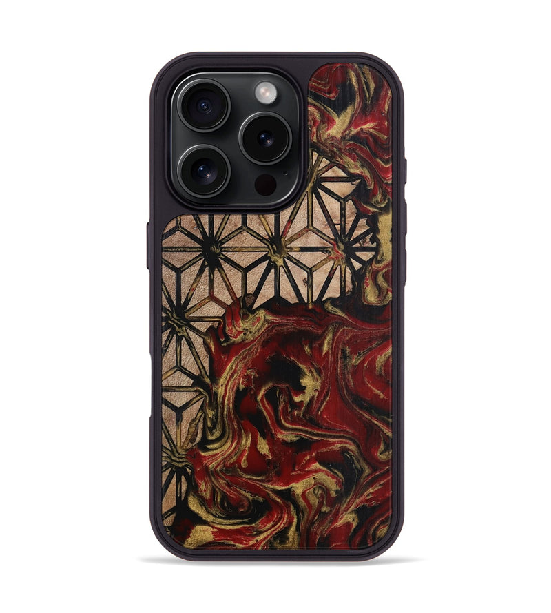 iPhone 16 Pro Wood Phone Case - Mary (Pattern, 810377)