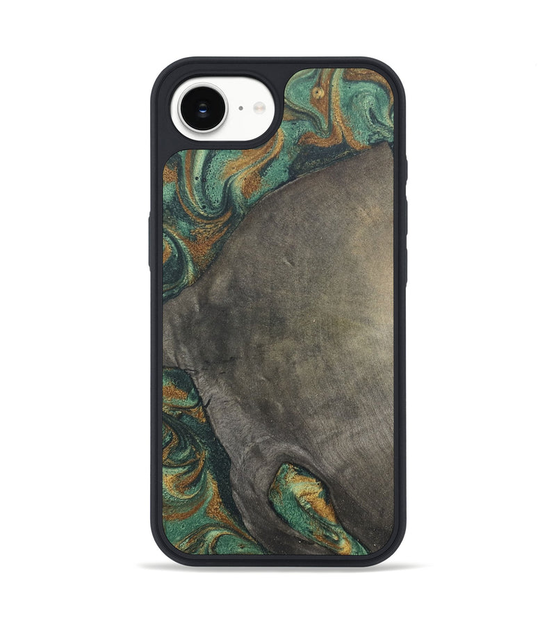 iPhone 16e Wood Phone Case - Katy (Green, 810382)