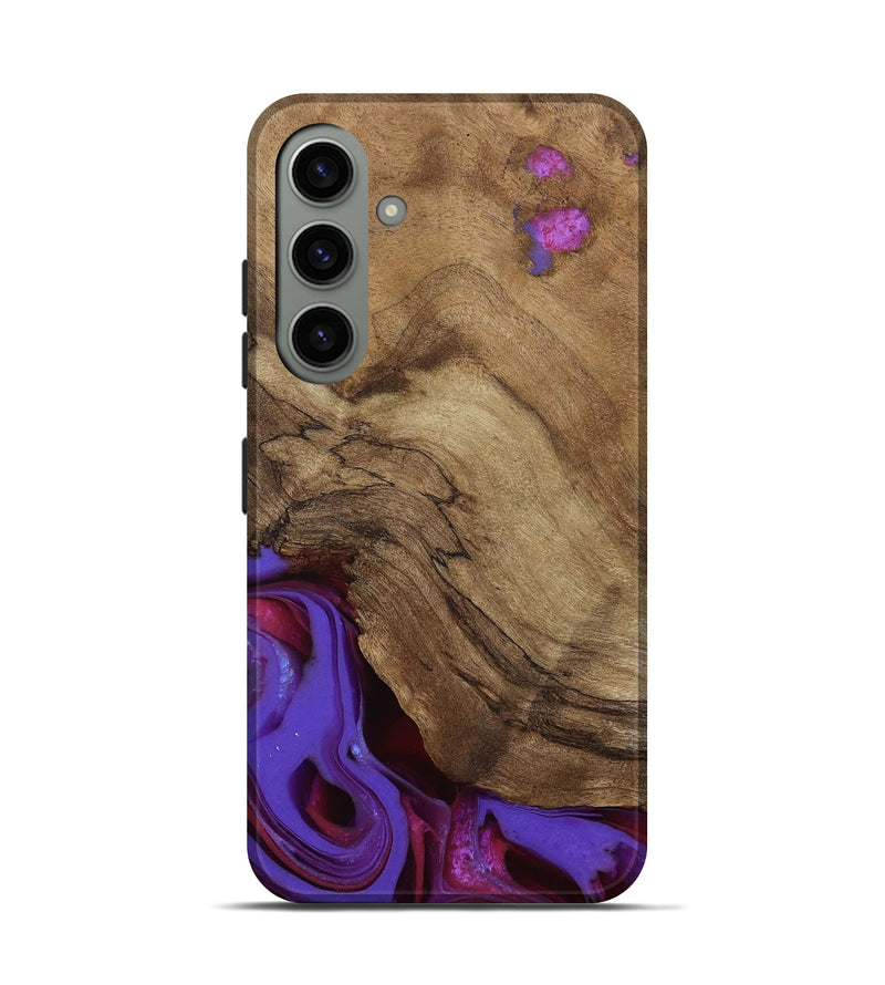 Galaxy S24 Wood Live Edge Phone Case - Ciji (Purple, 810397)