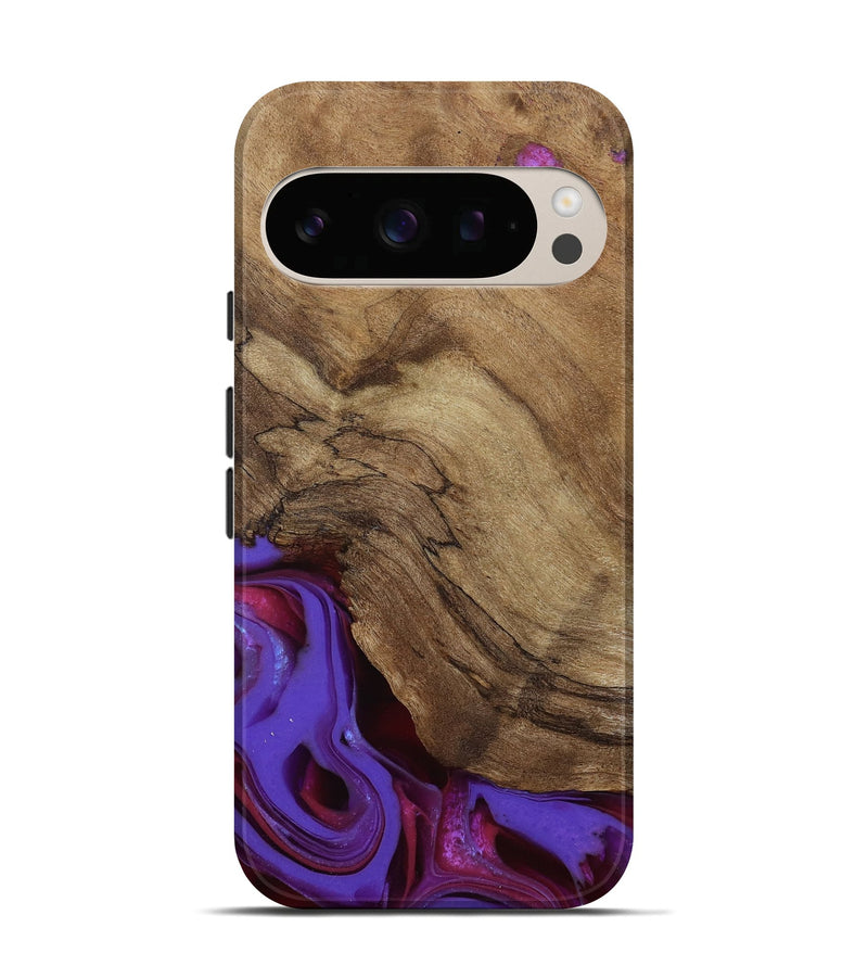 Pixel 10 Wood Live Edge Phone Case - Ciji (Purple, 810397)