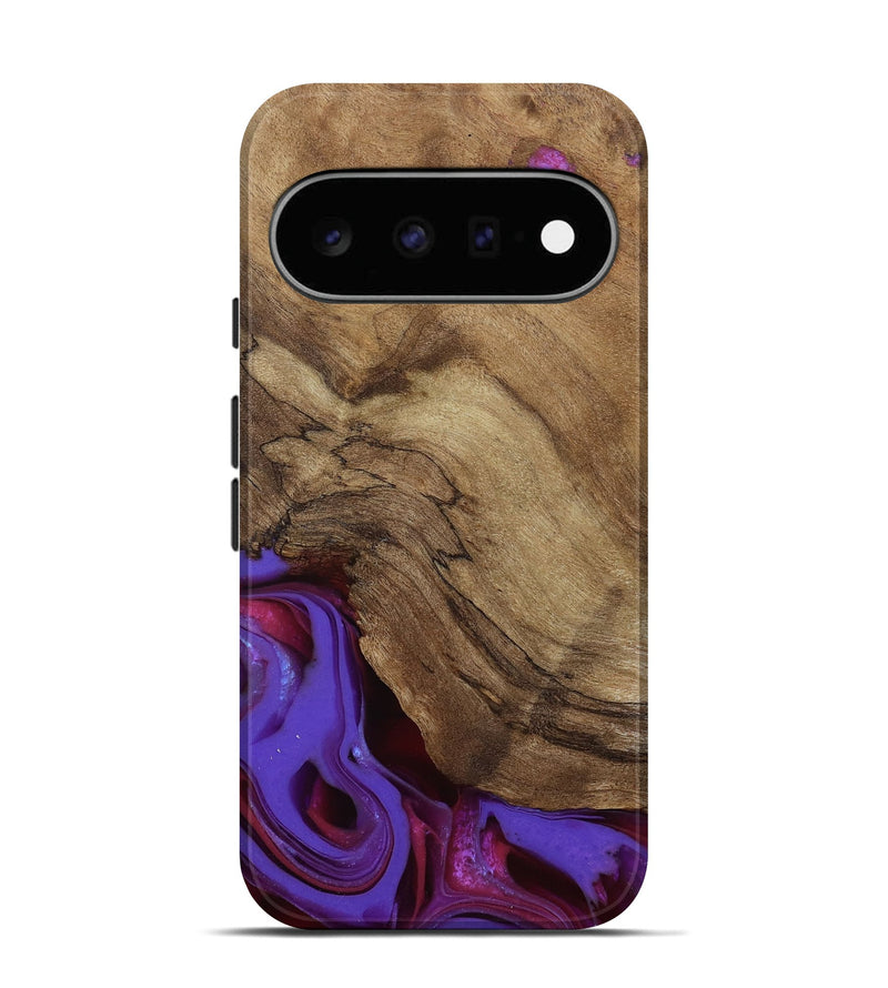 Pixel 11 Wood Live Edge Phone Case - Ciji (Purple, 810397)