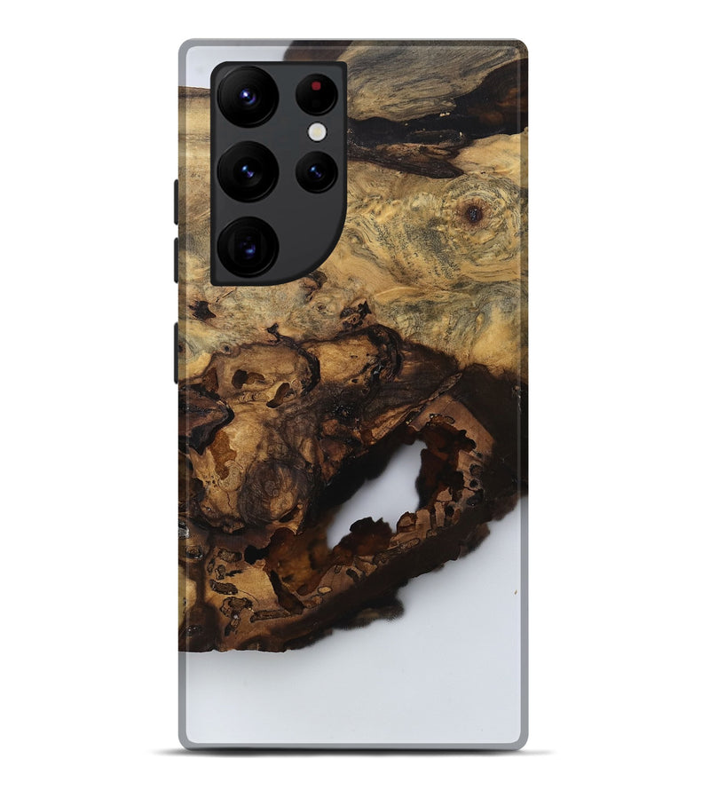 Galaxy S22 Ultra Wood Live Edge Phone Case - Brandee (Clear, 810404)