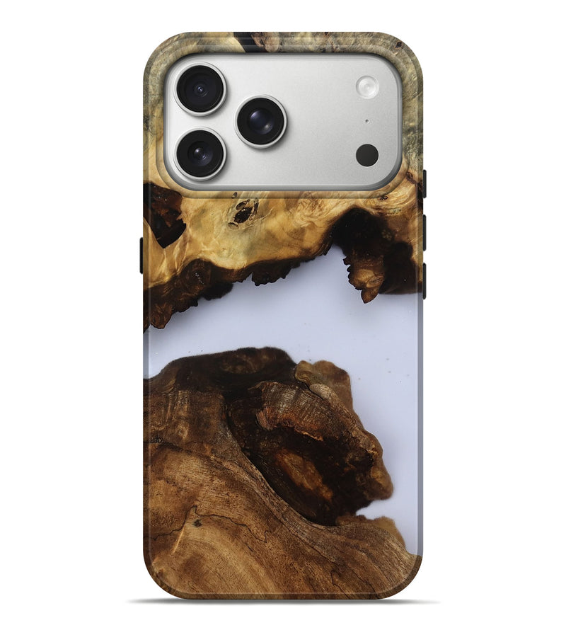 iPhone 17 Pro Max Wood Live Edge Phone Case - Jaslyn (Clear, 810407)
