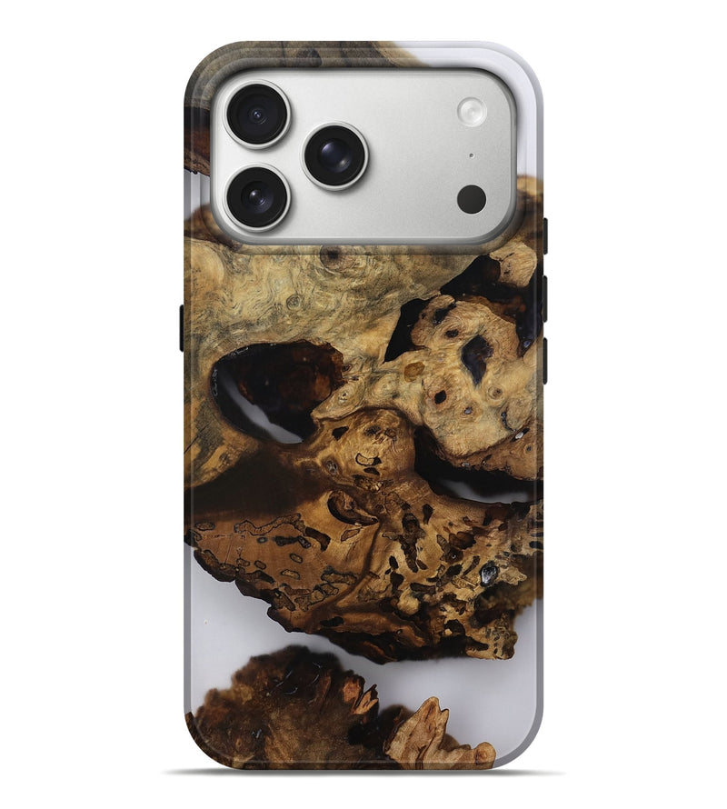 iPhone 17 Pro Max Wood Live Edge Phone Case - Kalyn (Clear, 810421)