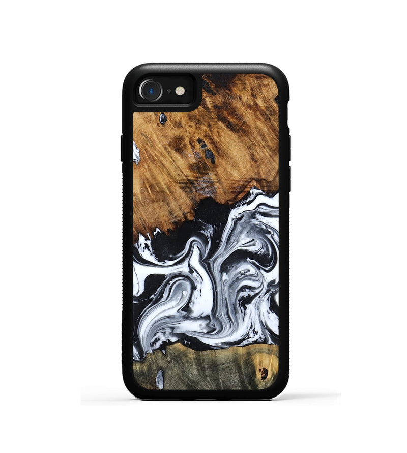 iPhone SE Wood Phone Case - Drake (Black & White, 810443)