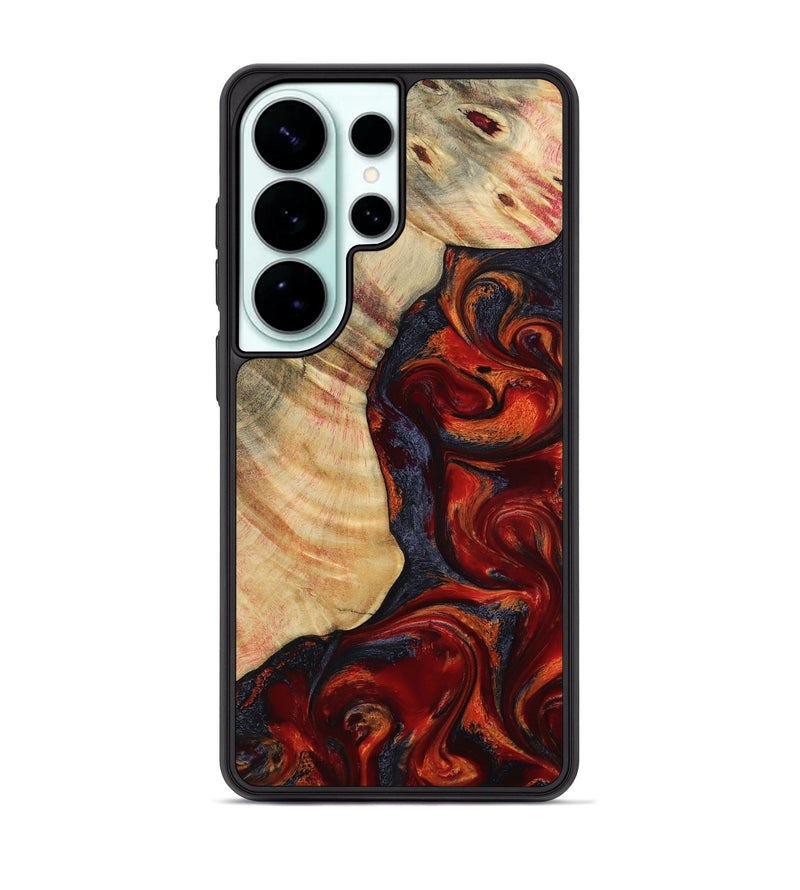 Galaxy S26 Ultra Wood Phone Case - Justine (Red, 810459)