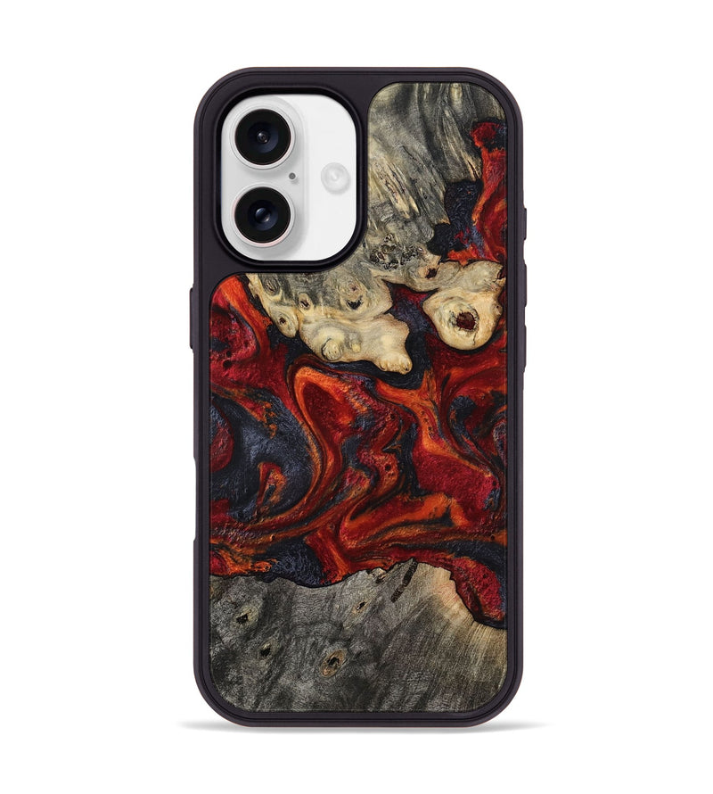 iPhone 17 Wood Phone Case - Kyson (Red, 810460)