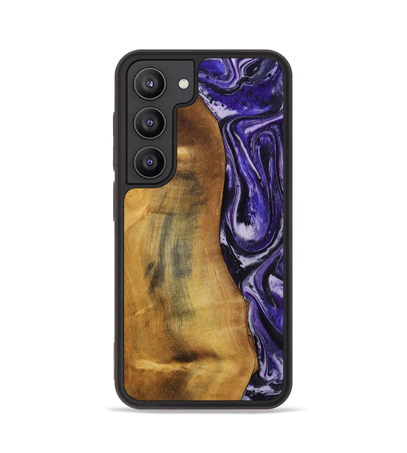 Galaxy S23 Wood Phone Case - Tomika (Purple, 810462)