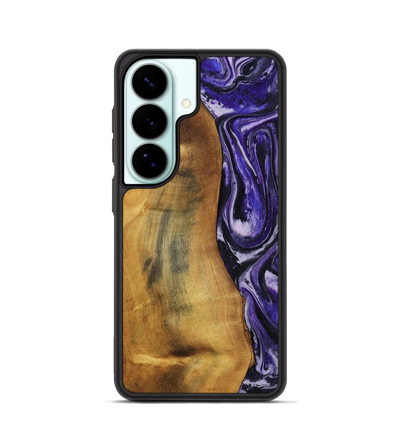 Galaxy S26 Wood Phone Case - Tomika (Purple, 810462)
