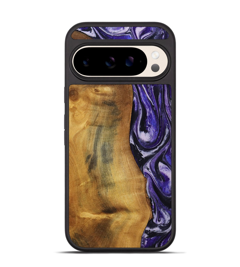 Pixel 10 Pro Wood Phone Case - Tomika (Purple, 810462)