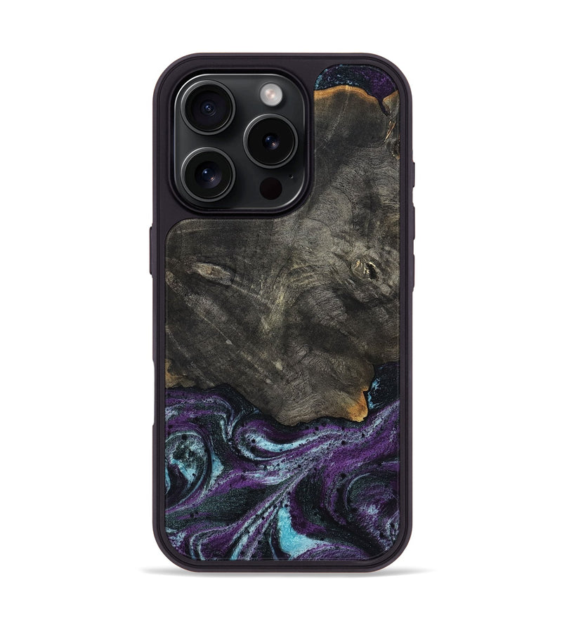 iPhone 16 Pro Wood Phone Case - Nyomi (Purple, 810463)