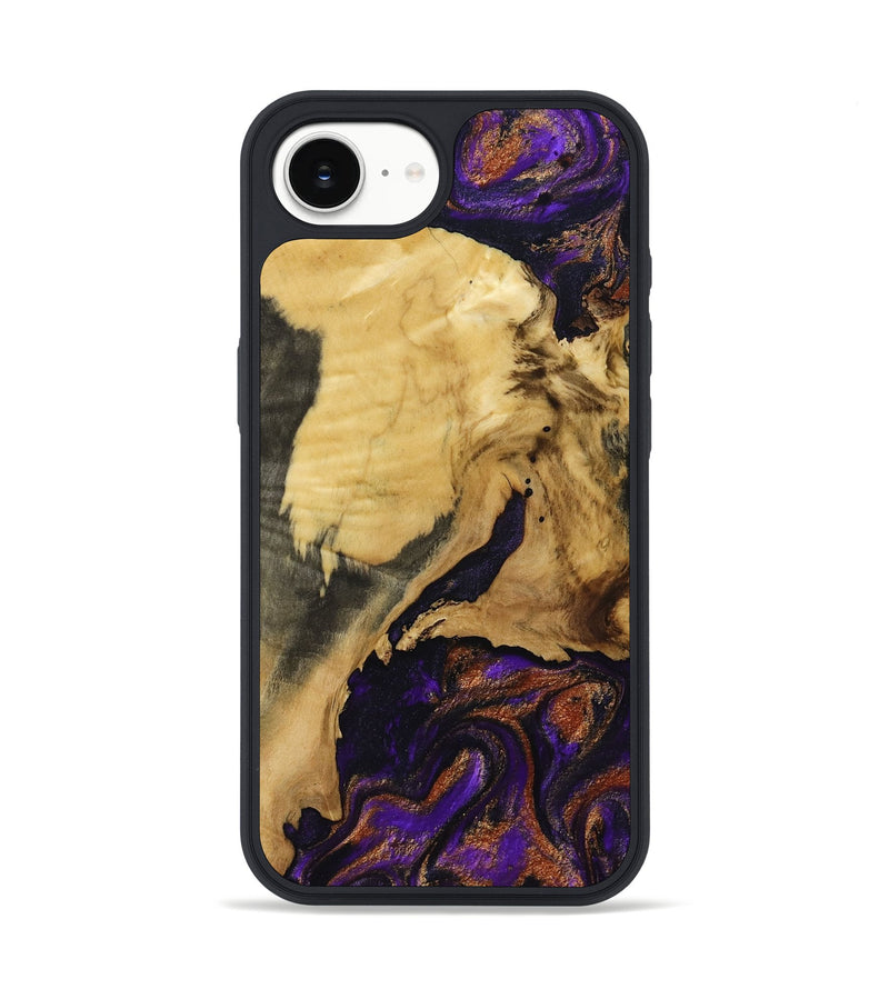 iPhone 16e Wood Phone Case - Corey (Purple, 810468)