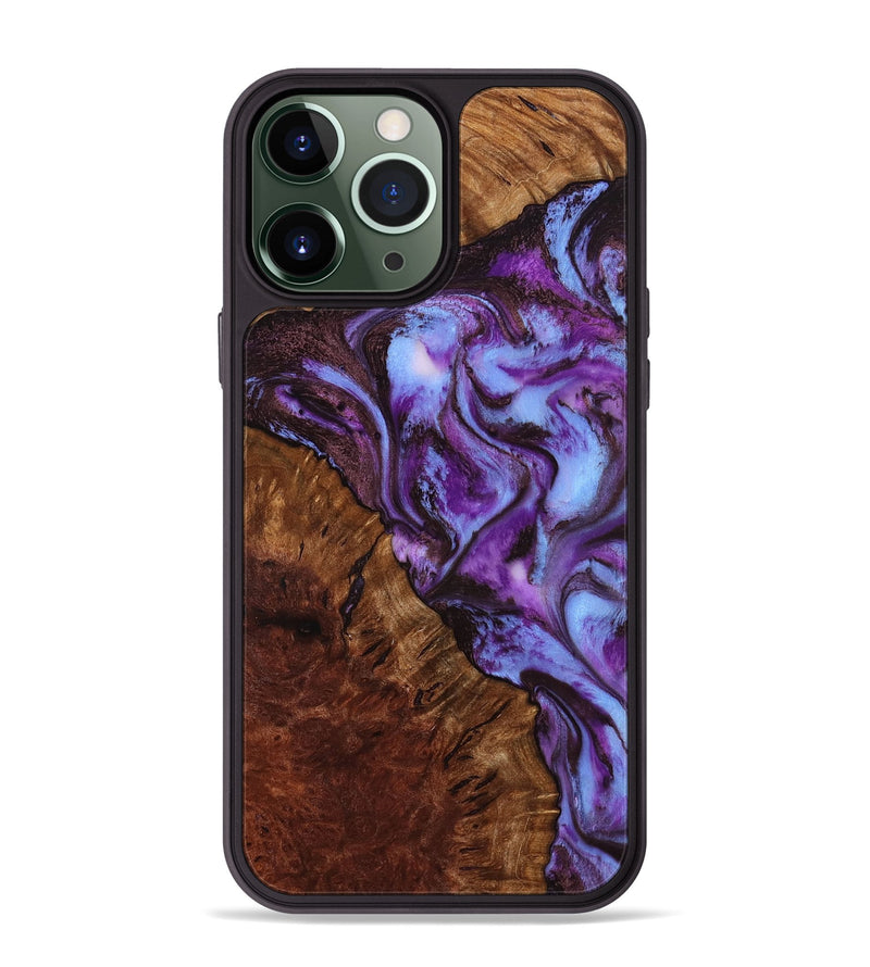 iPhone 13 Pro Max Wood Phone Case - Basil (Purple, 810474)