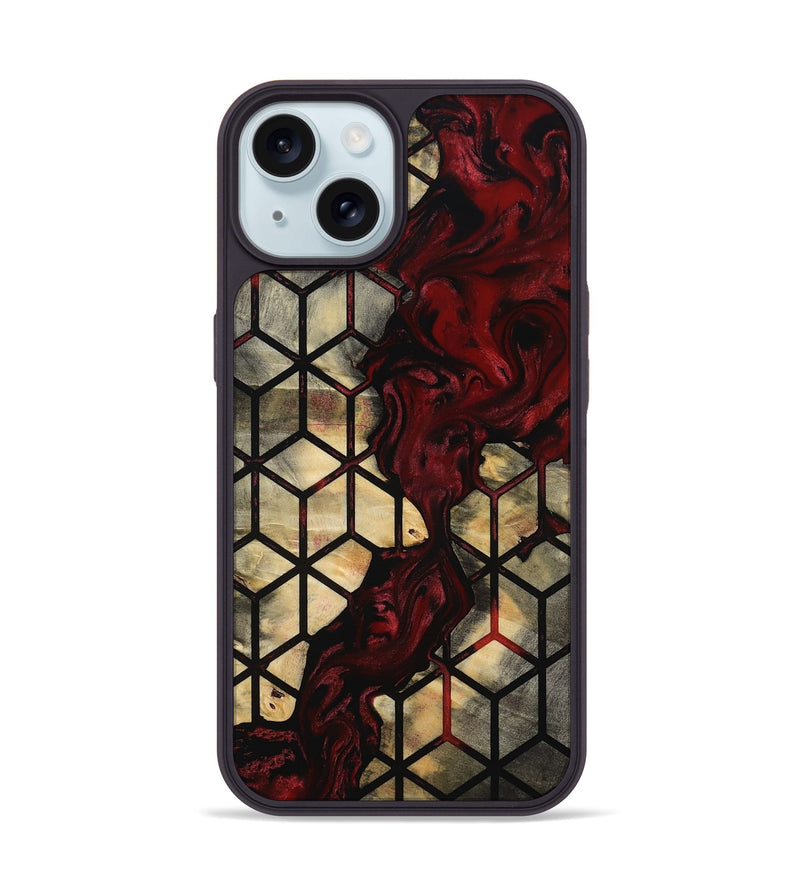 iPhone 15 Wood Phone Case - Shyanne (Pattern, 810503)