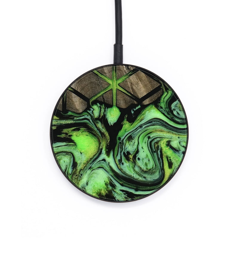 Circle Wood Wireless Charger - Dillion (Pattern, 810545)