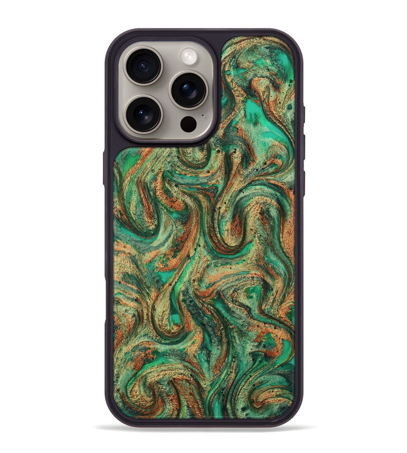 iPhone 16 Pro Max ResinArt Phone Case - Albin (Green, 810549)