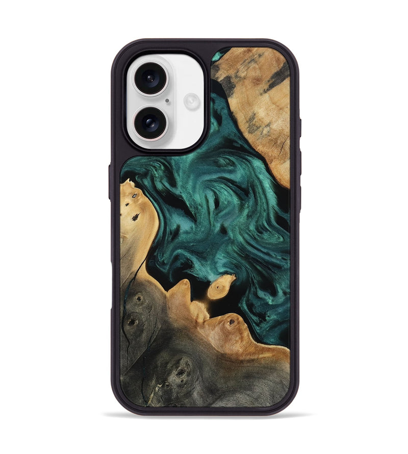 iPhone 17 Wood Phone Case - Sarai (Green, 810551)