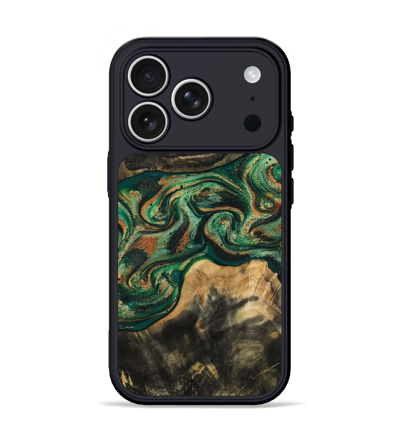 iPhone 17 Pro Wood Phone Case - Khalani (Green, 810558)