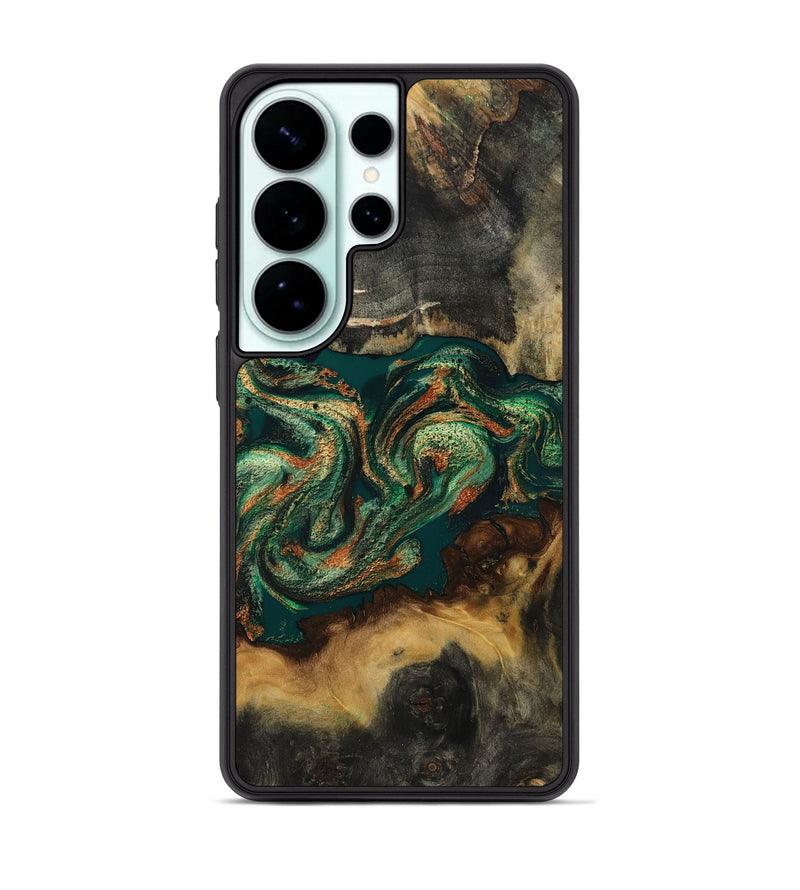 Galaxy S26 Ultra Wood Phone Case - Zula (Green, 810562)