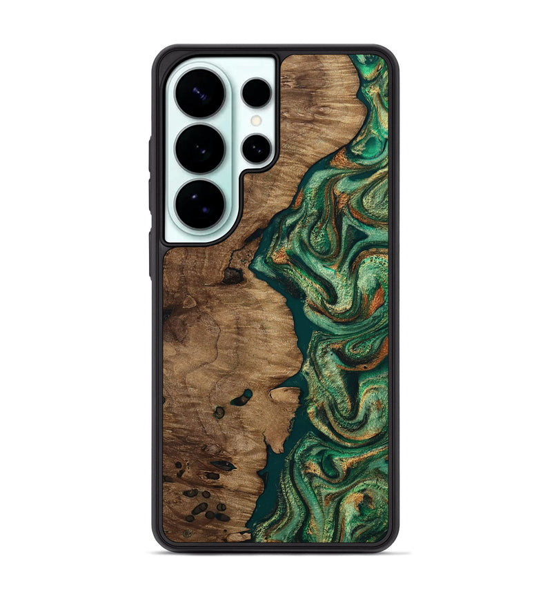 Galaxy S26 Ultra Wood Phone Case - Celina (Green, 810564)